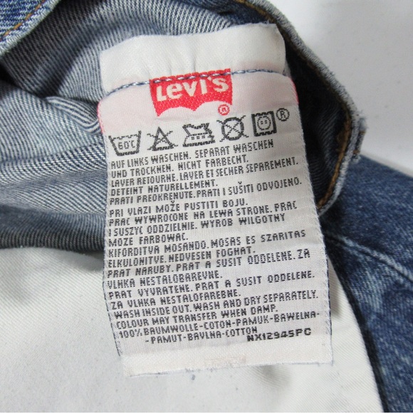 Levi’s Vintage Denim Jeans Bleach Acid Wash Detail Size 27 - Picture 6 of 17